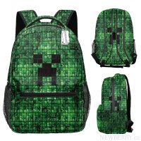 Dtsk / studentsk batoh s potiskem celho obvodu motiv Minecraft 1