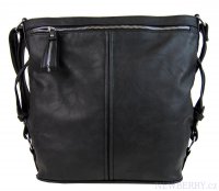 Modern velk crossbody kabelka 74-MH ern