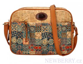 Crossbody dmsk kabelka v korkovm designu A2132 typ 14