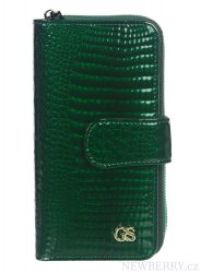 GROSSO Koen dmska peaenka RFID smaragdovo zelen v darekovej krabike