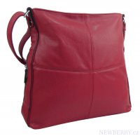 Praktick vek dmska crossbody kabelka 47-MH erven